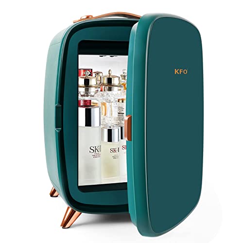 KFO Mini Beauty Refrigerator Skincare Fridge Mini Beauty Kühlschrank Hautpflege Kühlschrank 6L Make-up Kühlschrank Sicher und leise schützen Ihre Kosmetik Ideal für Schlafzimmer Kosmetik Lagerung